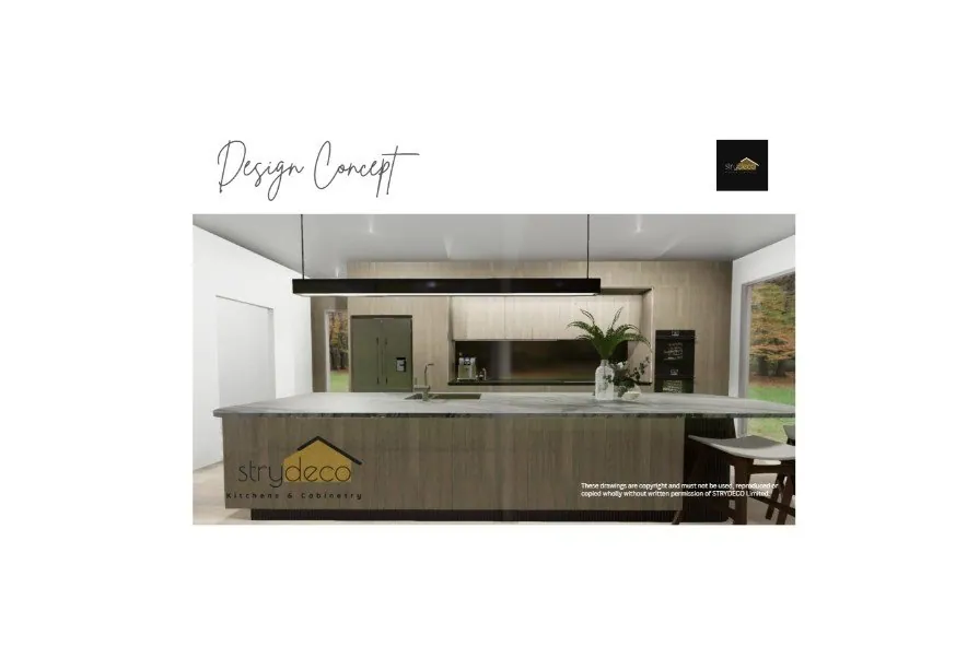 Modern kitchen design with island – Kerikeri – custom cabinetry